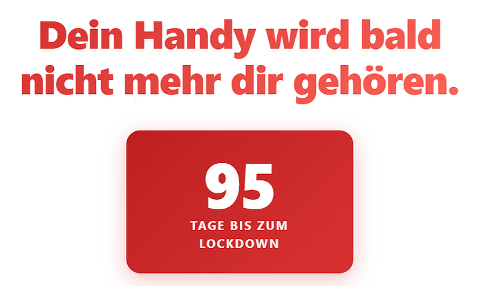 Dein handy wird bald nicht mehr dir gehören